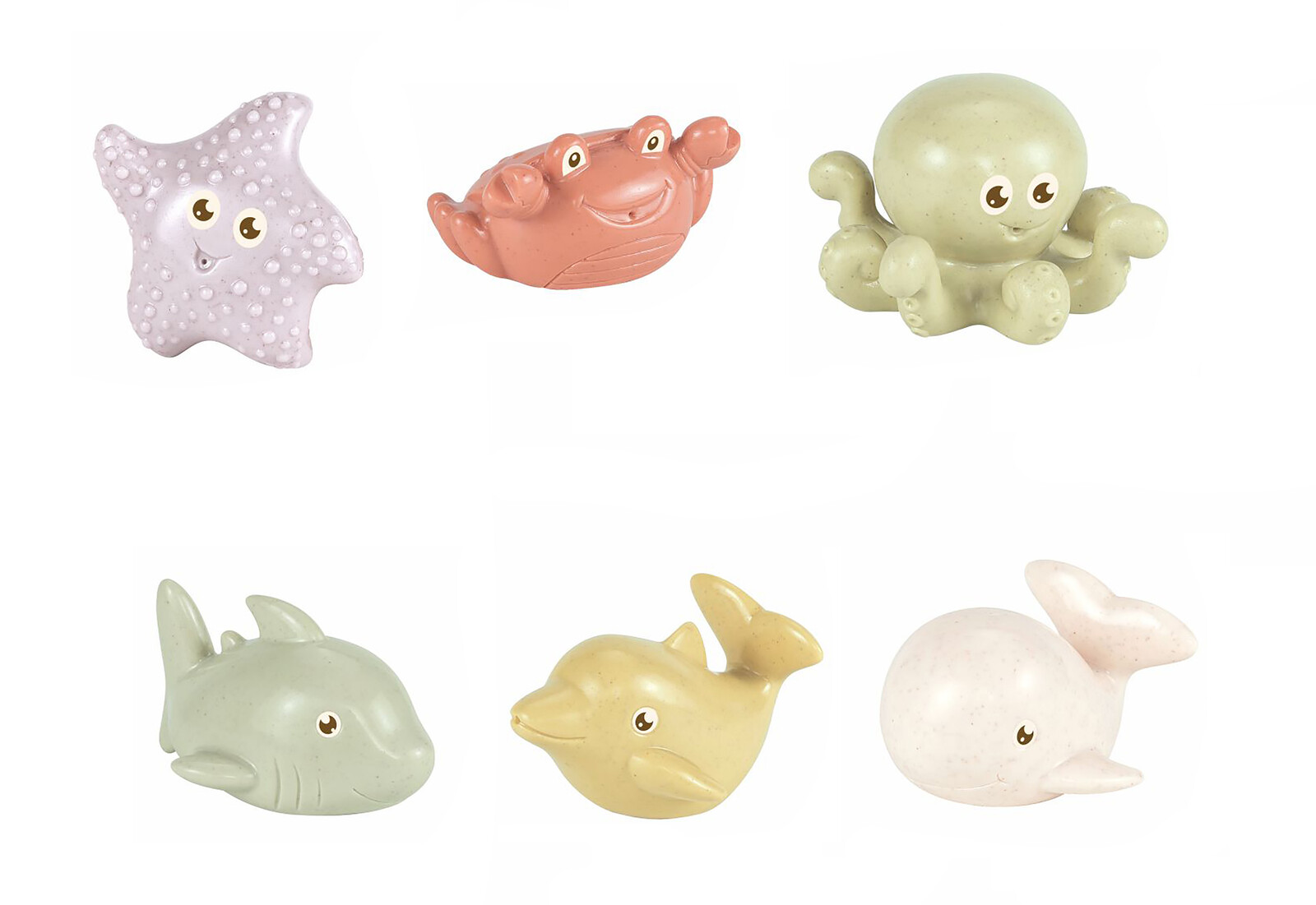 Zvířátka z oceánu eko plast set 3 ks 7 cm
