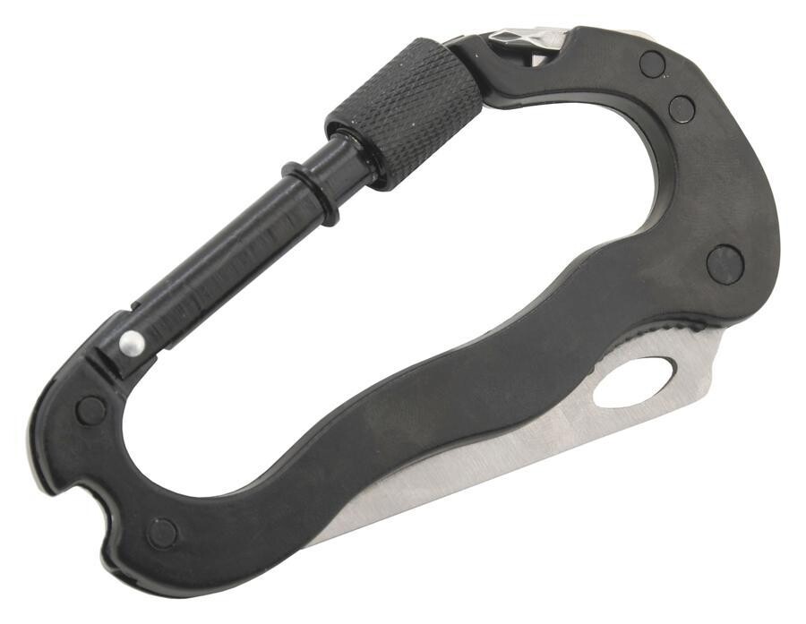 Cattara Multifunkční celokovová karabina 5v1 8591686137361