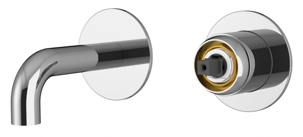 SAPHO ULTRAMIX tělo podomítkové dvouprvkové umyvadlové baterie, hubice 10cm, chrom UT110-1