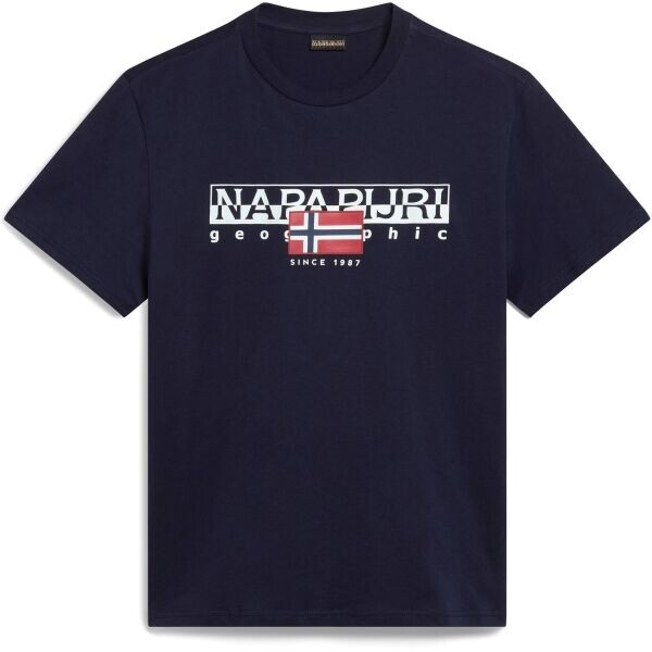 Napapijri S-AYLMER Pánské tričko, tmavě modrá, velikost