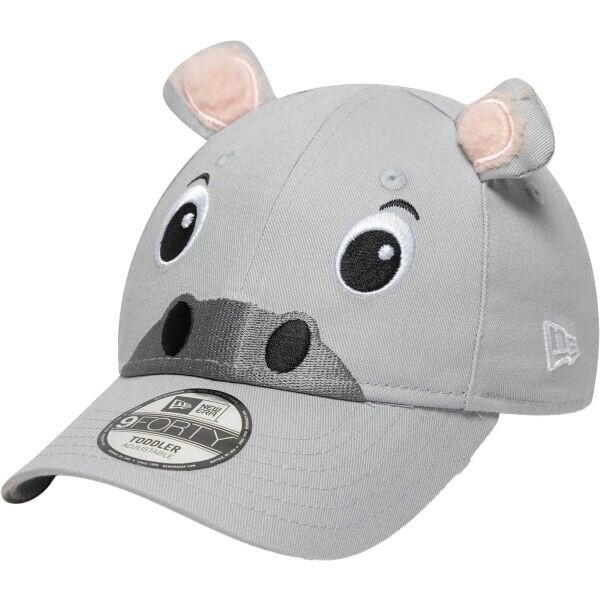 New Era TODDLER ANIMAL HIPPO 9FORTY Dětská kšiltovka, šedá, velikost