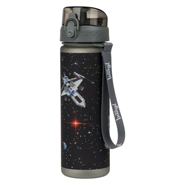 BAAGL PIXEL SPACE 500 ML Tritanová láhev, černá, velikost