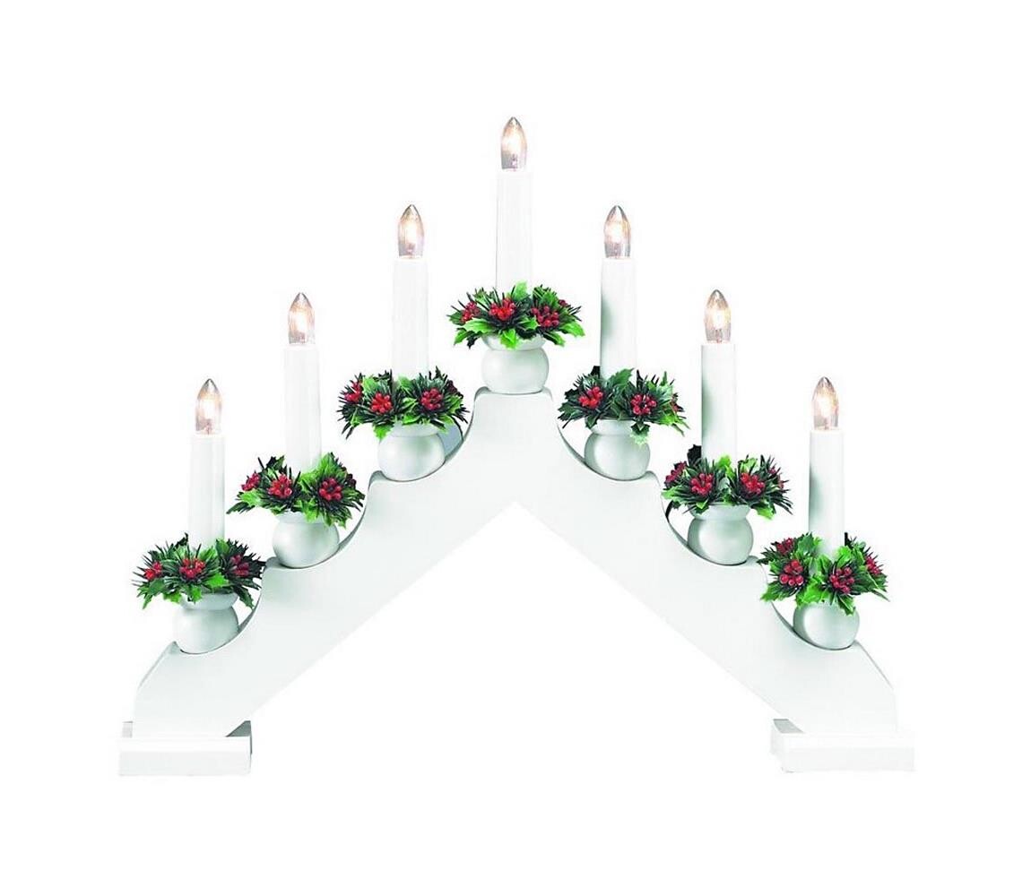 Markslöjd Markslöjd 8314,400 - Vánoční svícen TOMAS 7xE10/3W/230V