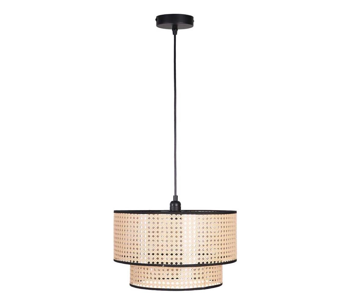 Lustr na lanku TAKARA 1xE27/20W/230V pr. 40 cm béžová