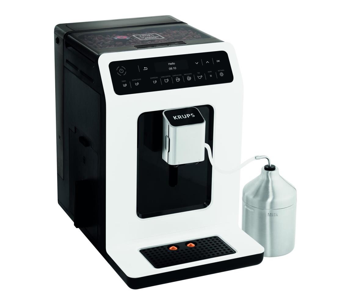 Krups Krups - Automatický kávovar s nádobou na mléko EVIDENCE 1450W/230V bílá