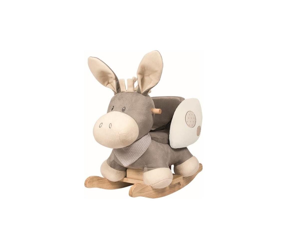Nattou Nattou - Houpačka CAPUCCINO oslík béžová
