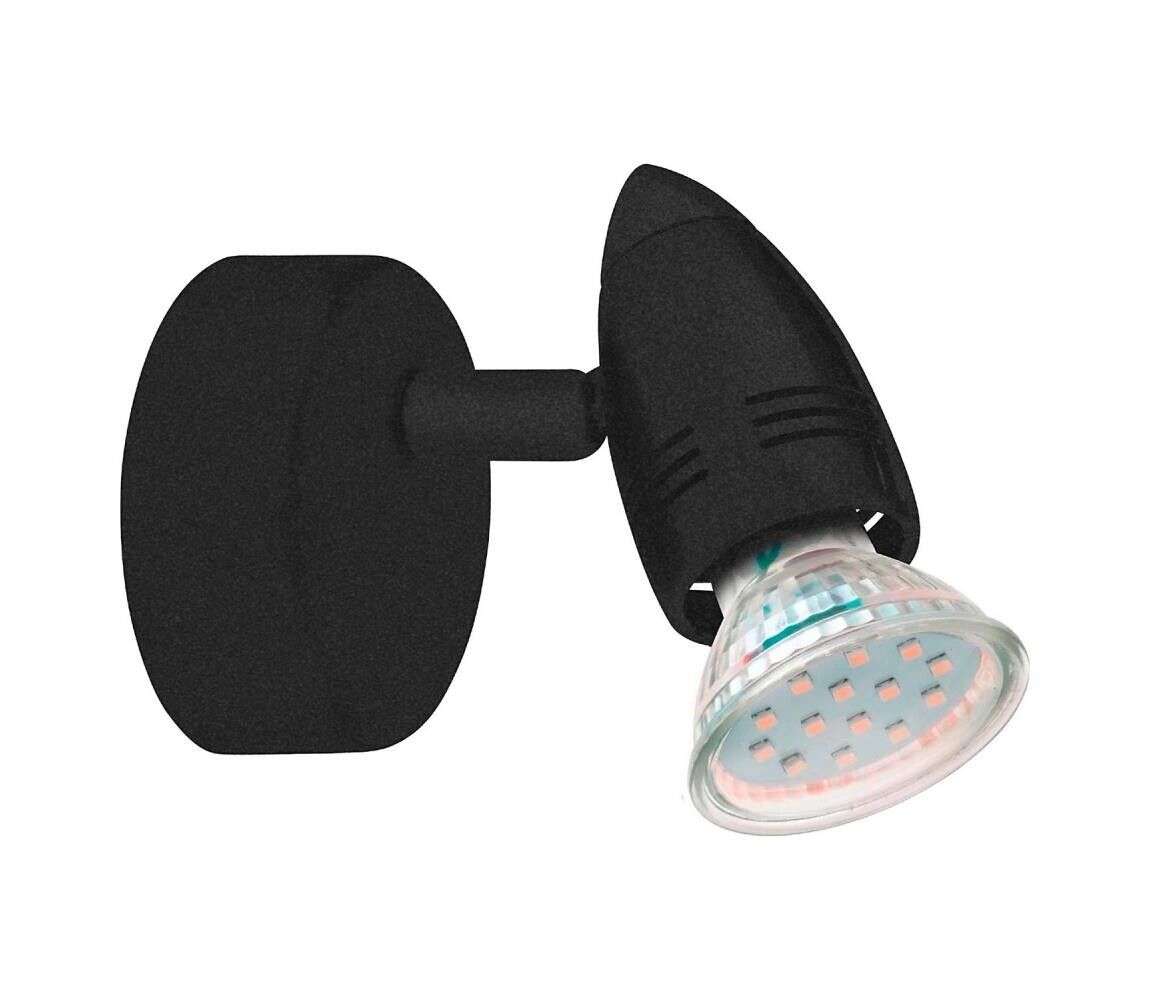 Eglo Eglo 780443 - LED Nástěnné bodové svítidlo SABADELL 1xGU10/2,8W/230V 3000K černá