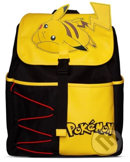Multifunkční batoh Pokémon: Vyčnievajúci Pikachu, Pokéball a Logo - Pokemon