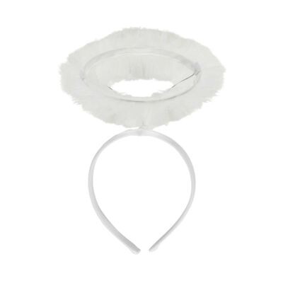 Čelenka andělská svatozář bílá Albi