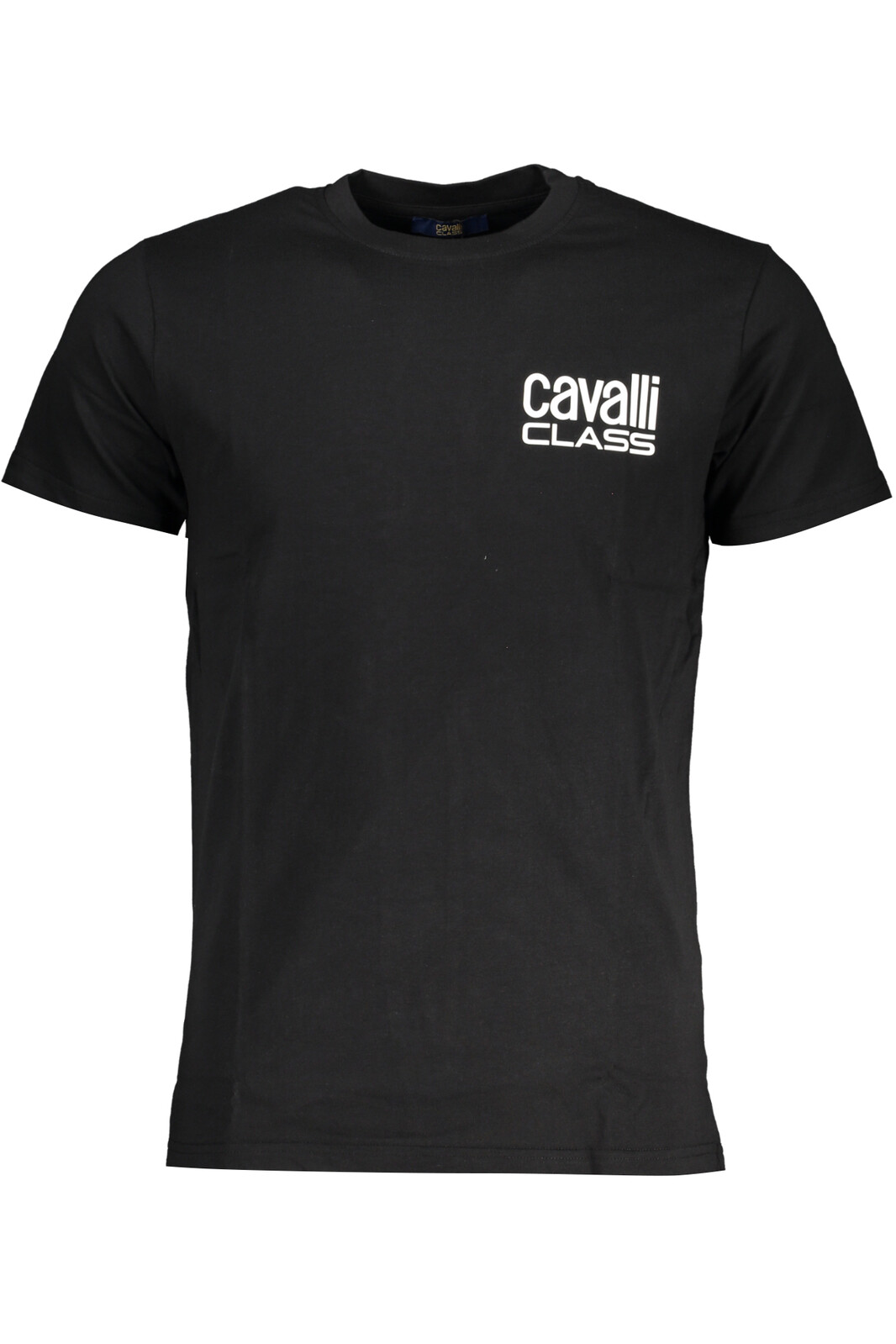 CAVALLI CLASS MEN'S SHORT SLEEVE T-SHIRT BLACK