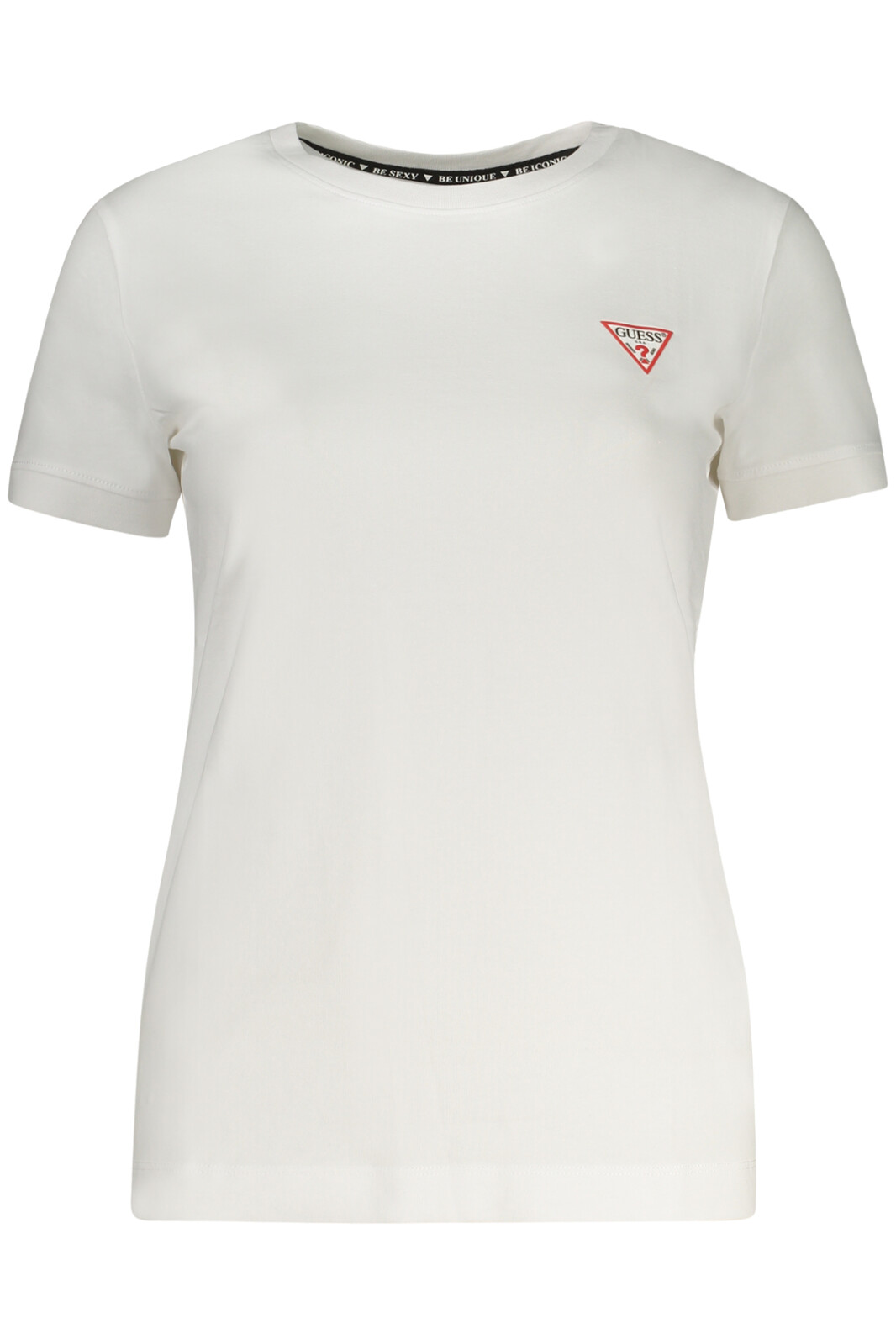 GUESS JEANS SHORT SLEEVE T-SHIRT WOMEN WHITE