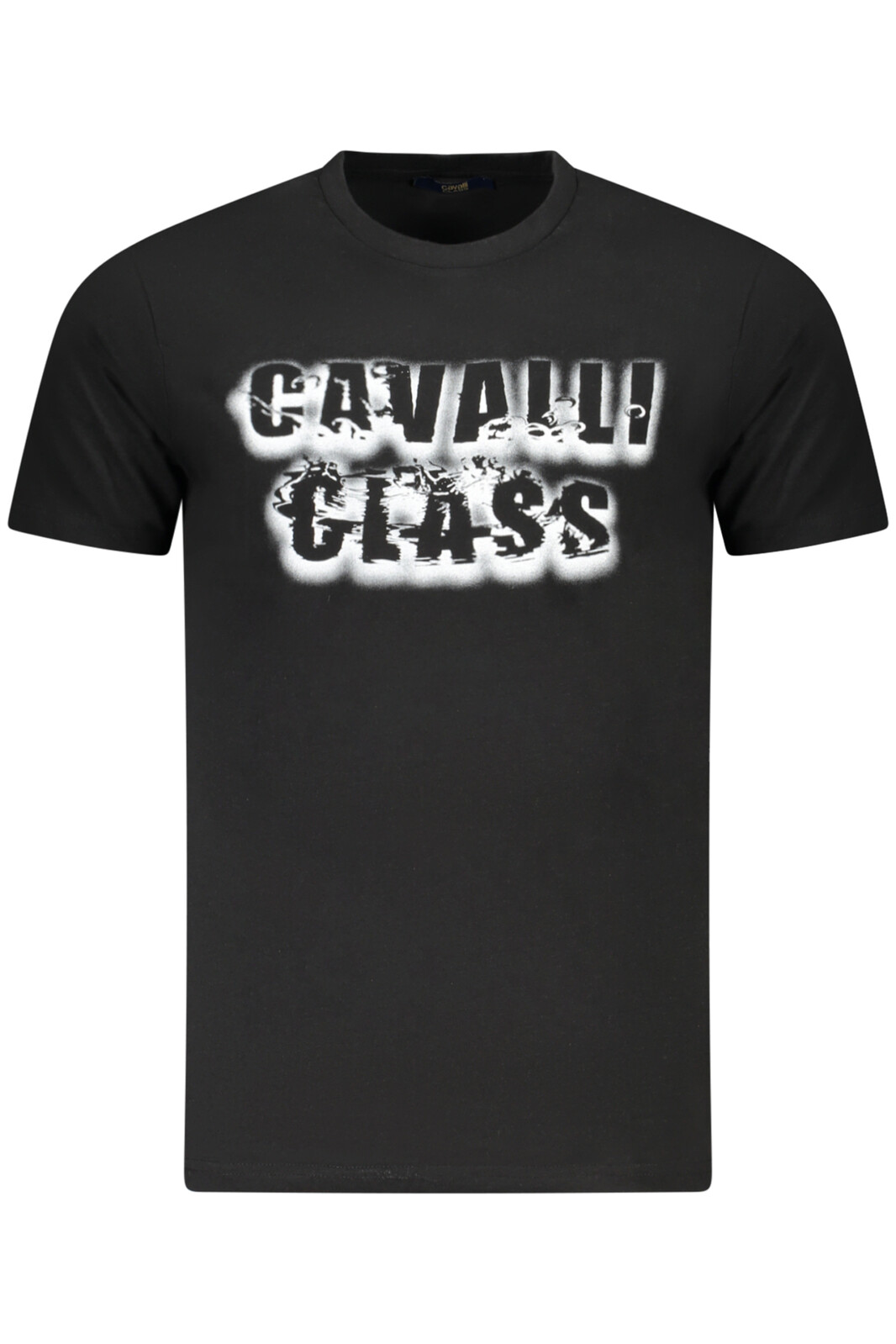 CAVALLI CLASS SHORT SLEEVE T-SHIRT MEN BLACK