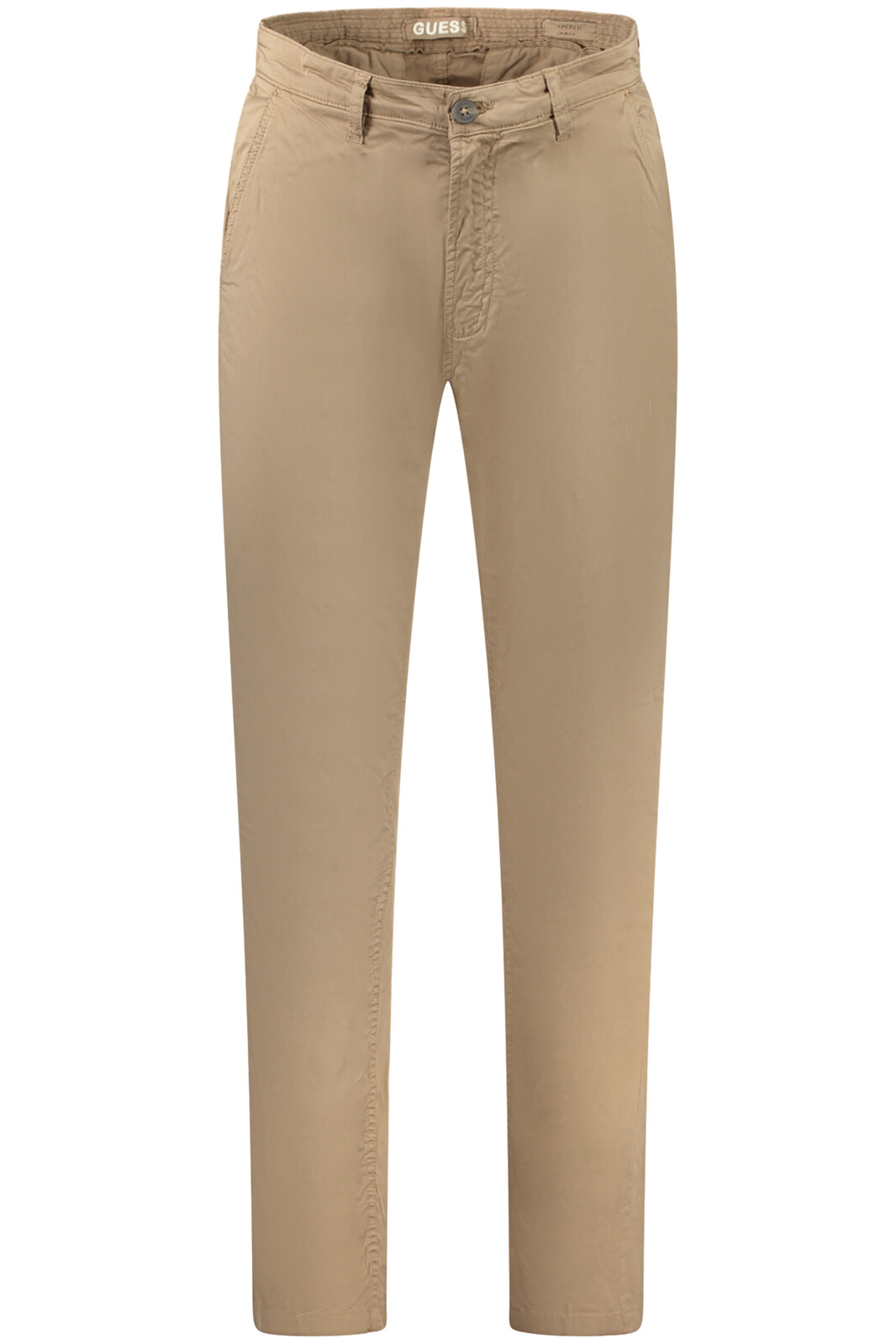 GUESS JEANS MEN'S TROUSERS BROWN