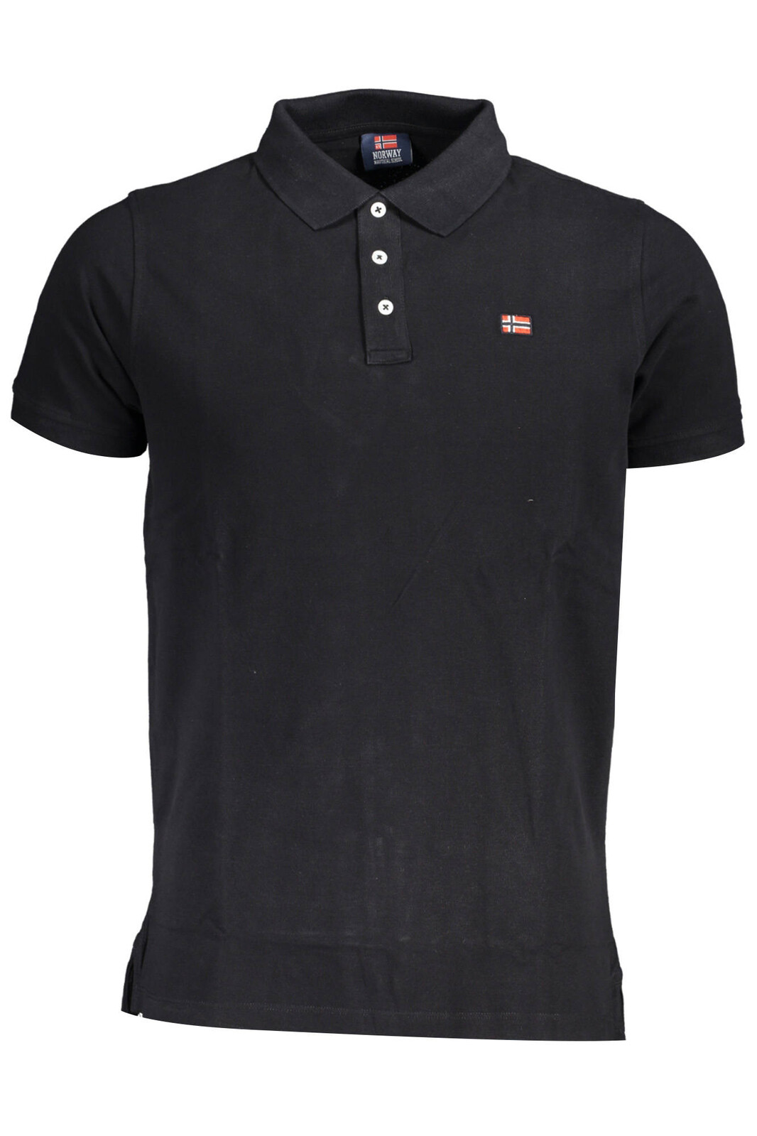 NORWAY 1963 MEN'S SHORT SLEEVE POLO BLACK