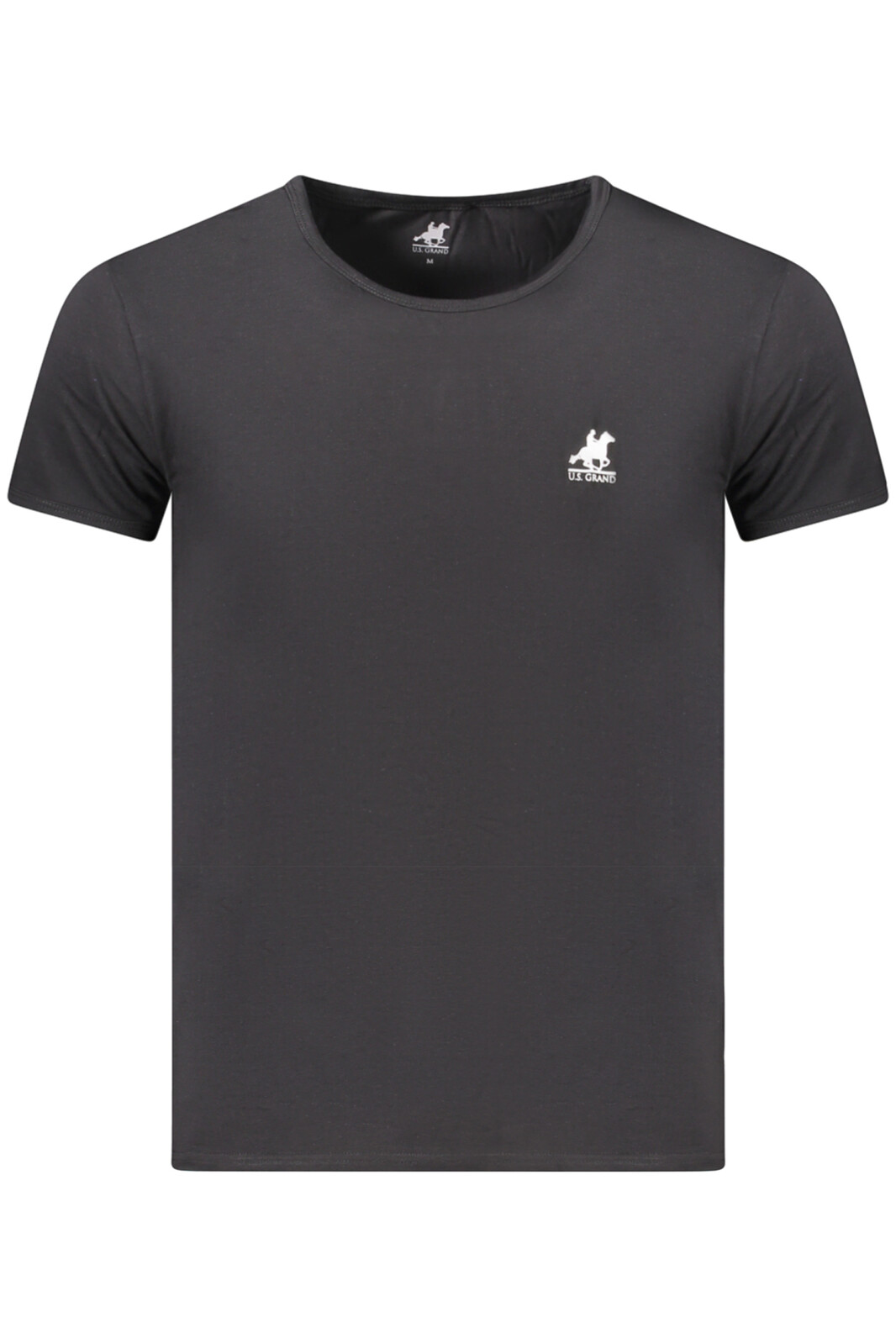 US GRAND POLO SHORT SLEEVE T-SHIRT MEN BLACK