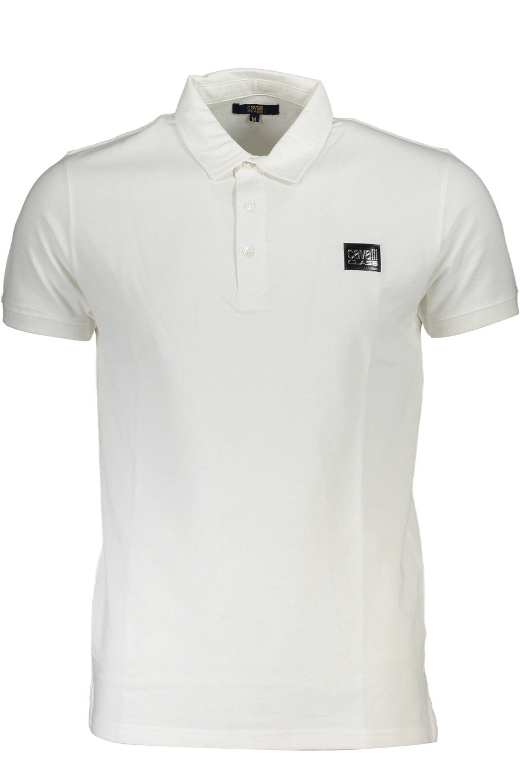 CAVALLI CLASS POLO SHORT SLEEVE MAN WHITE