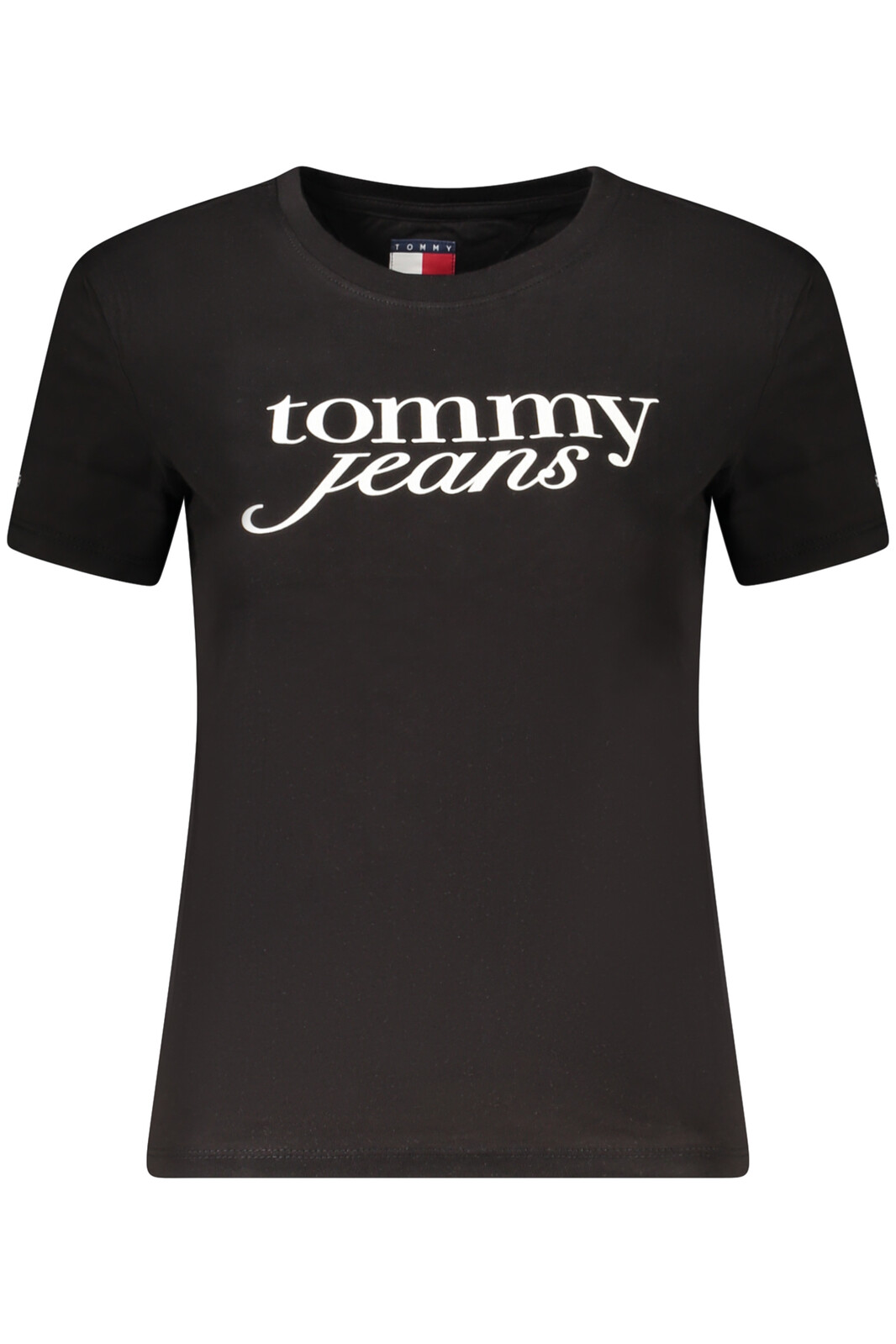 TOMMY HILFIGER SHORT SLEEVE T-SHIRT WOMEN BLACK