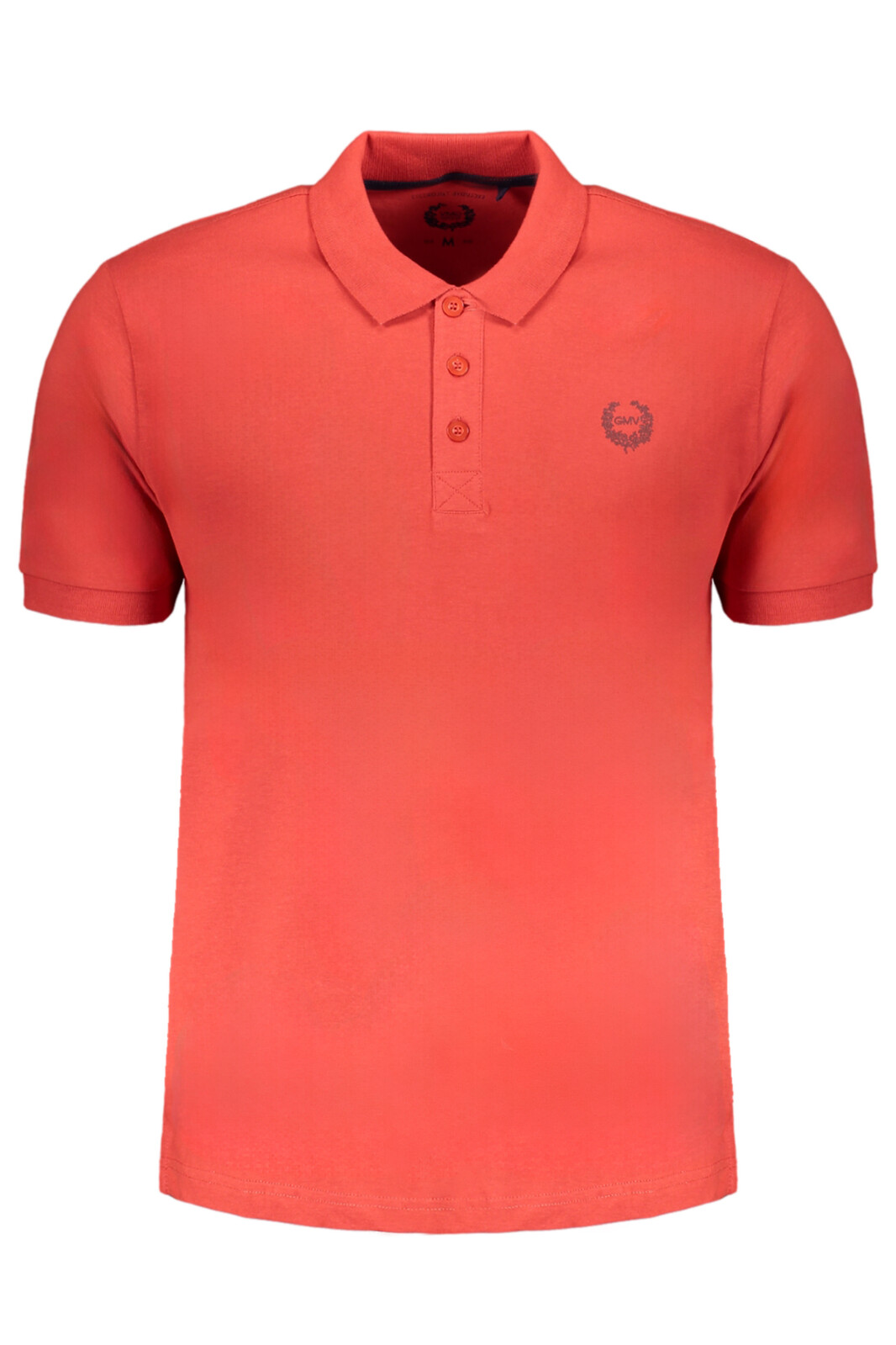 GIAN MARCO VENTURI MEN'S RED SHORT SLEEVED POLO SHIRT