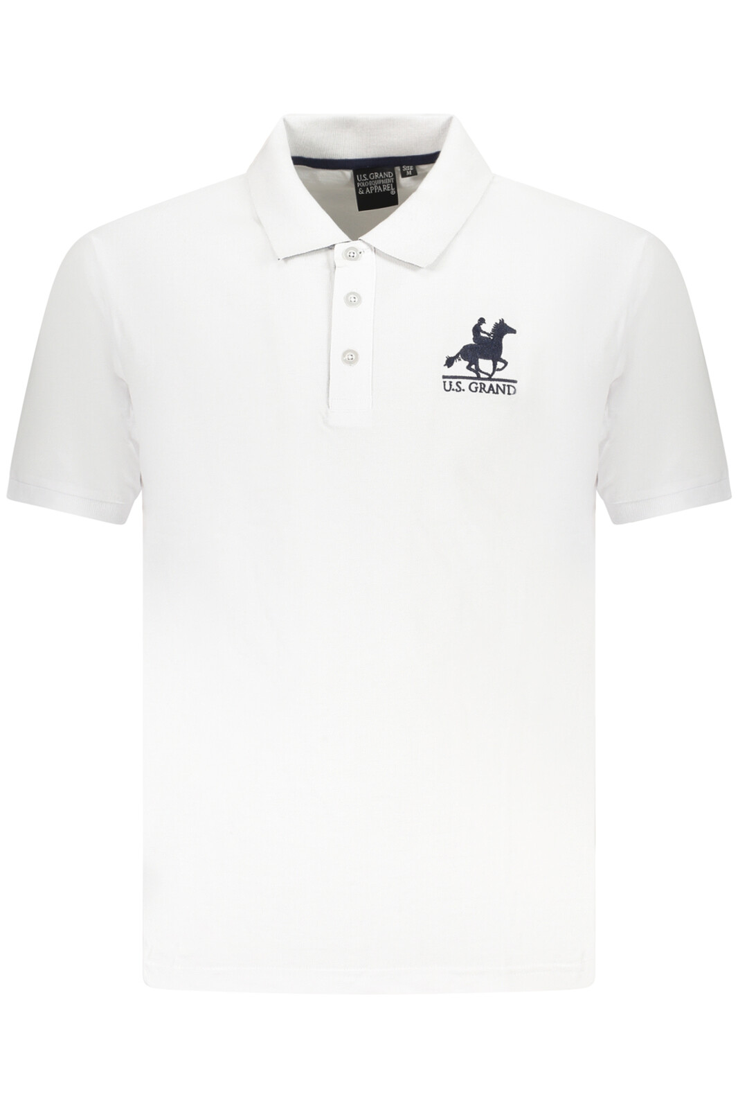 US GRAND POLO MEN'S SHORT SLEEVE POLO WHITE