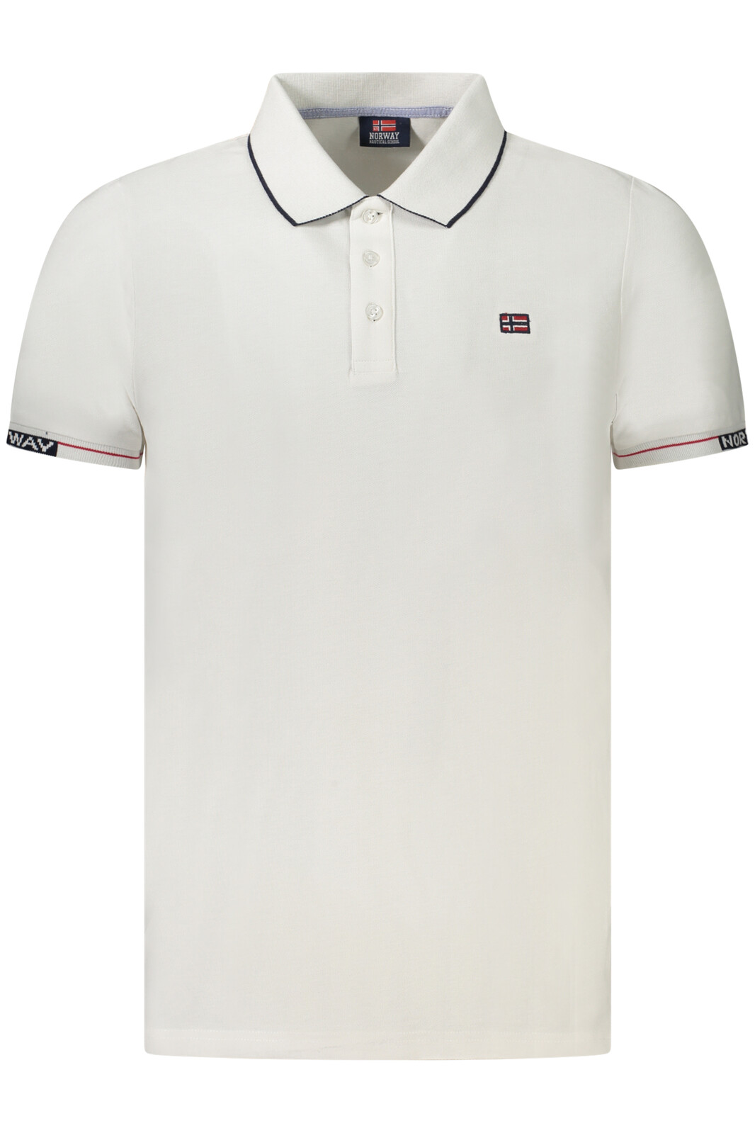 NORWAY 1963 MEN'S SHORT SLEEVE POLO WHITE