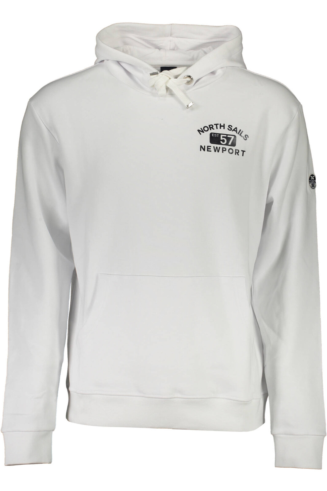NORTH SAILS SWEATSHIRT WITHOUT ZIP MAN WHITE