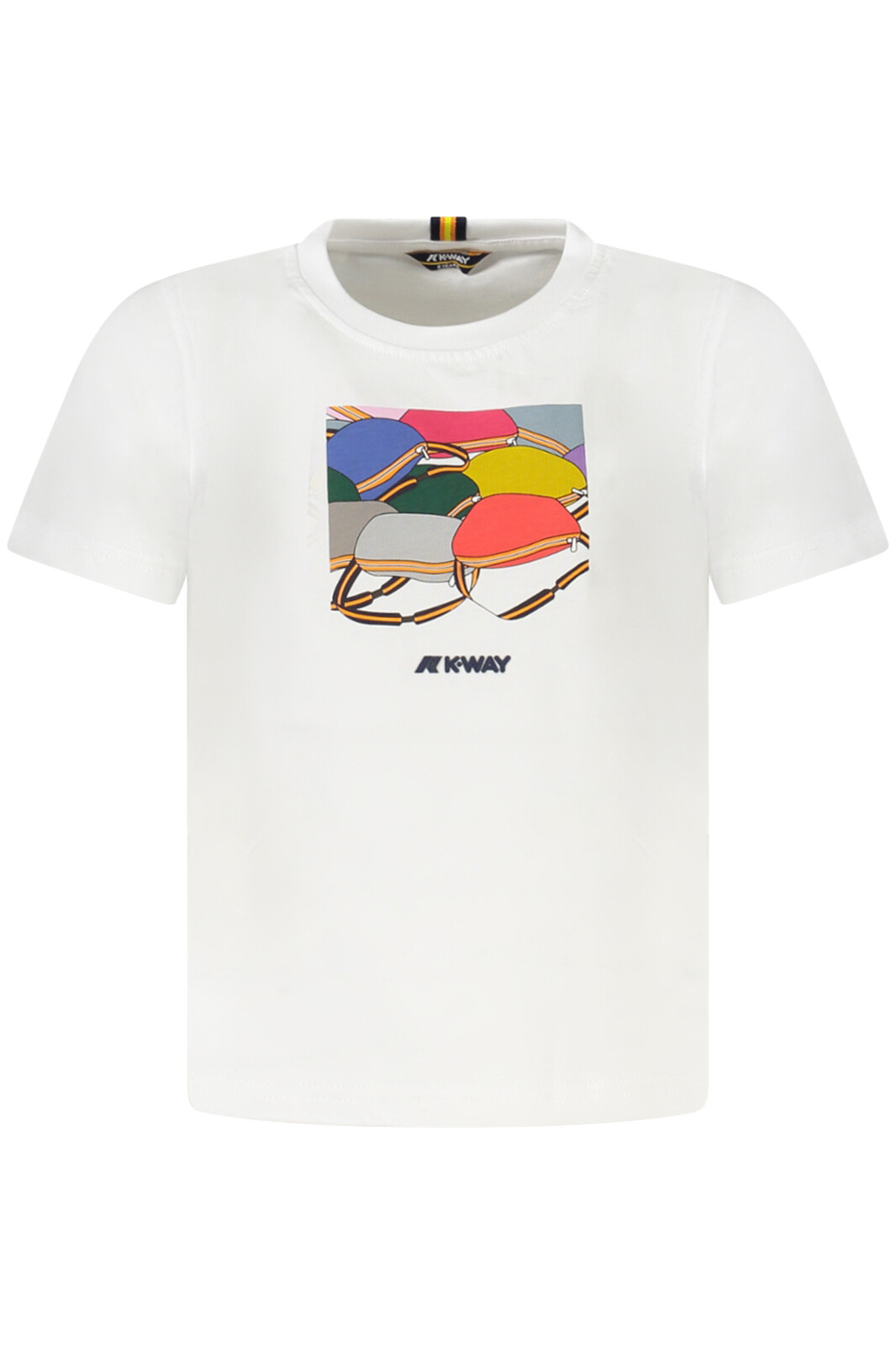 K-WAY SHORT SLEEVE T-SHIRT CHILDREN WHITE