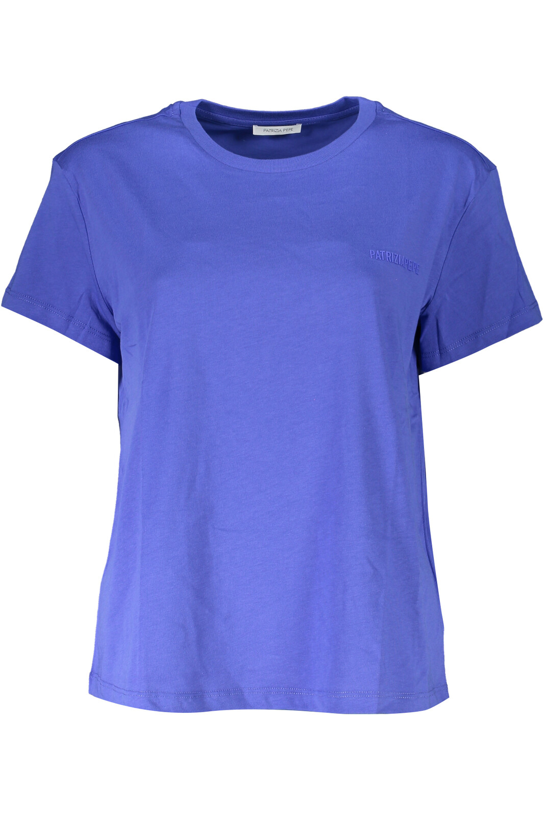 PATRIZIA PEPE WOMEN'S SHORT SLEEVE T-SHIRT BLUE