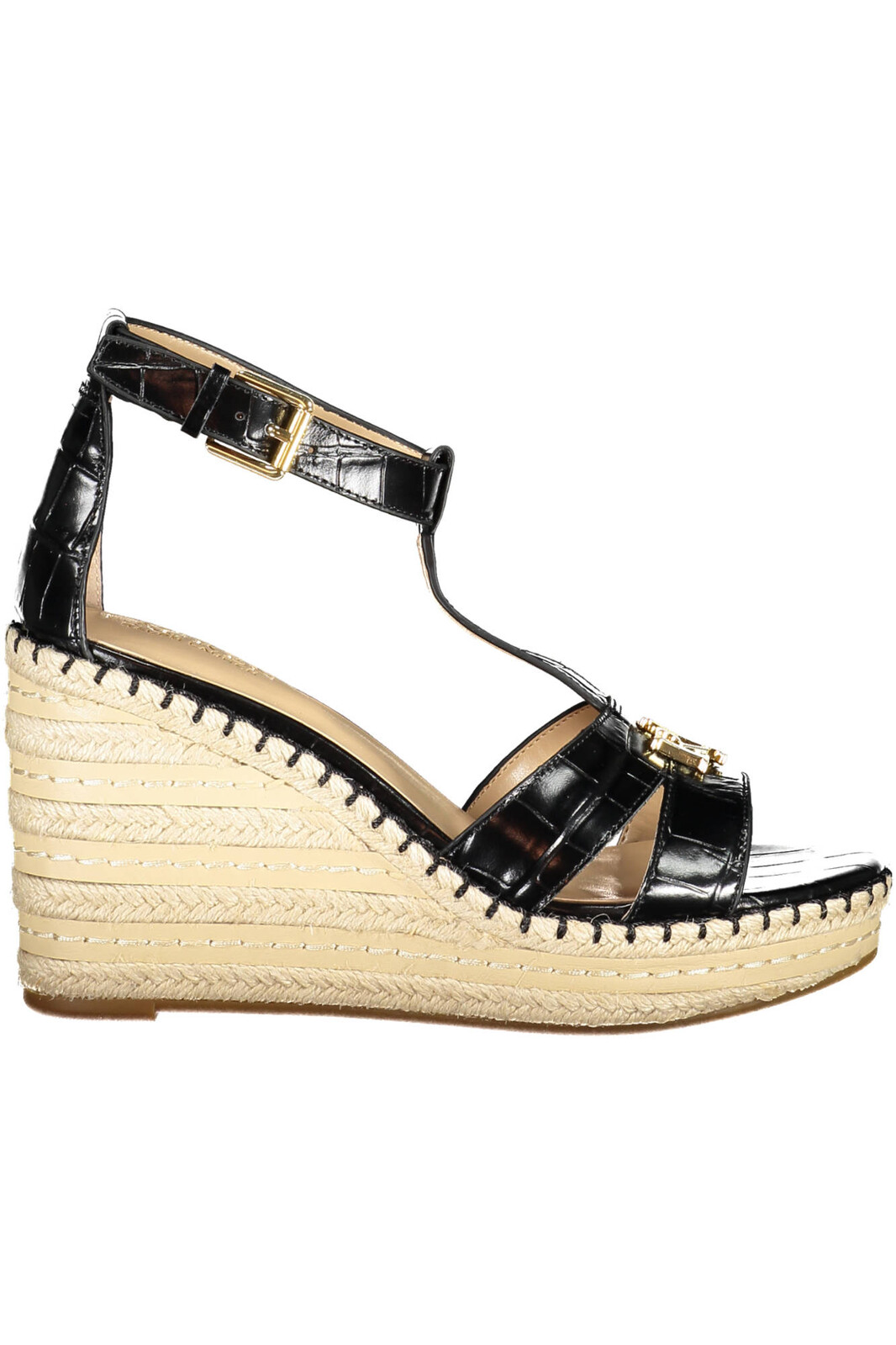 RALPH LAUREN SHOE SANDAL WOMAN BLACK