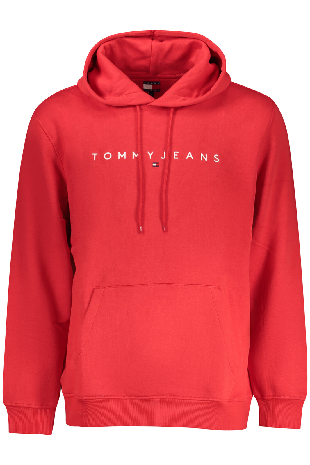 TOMMY HILFIGER RED MEN'S ZIP-UP SWEATSHIRT