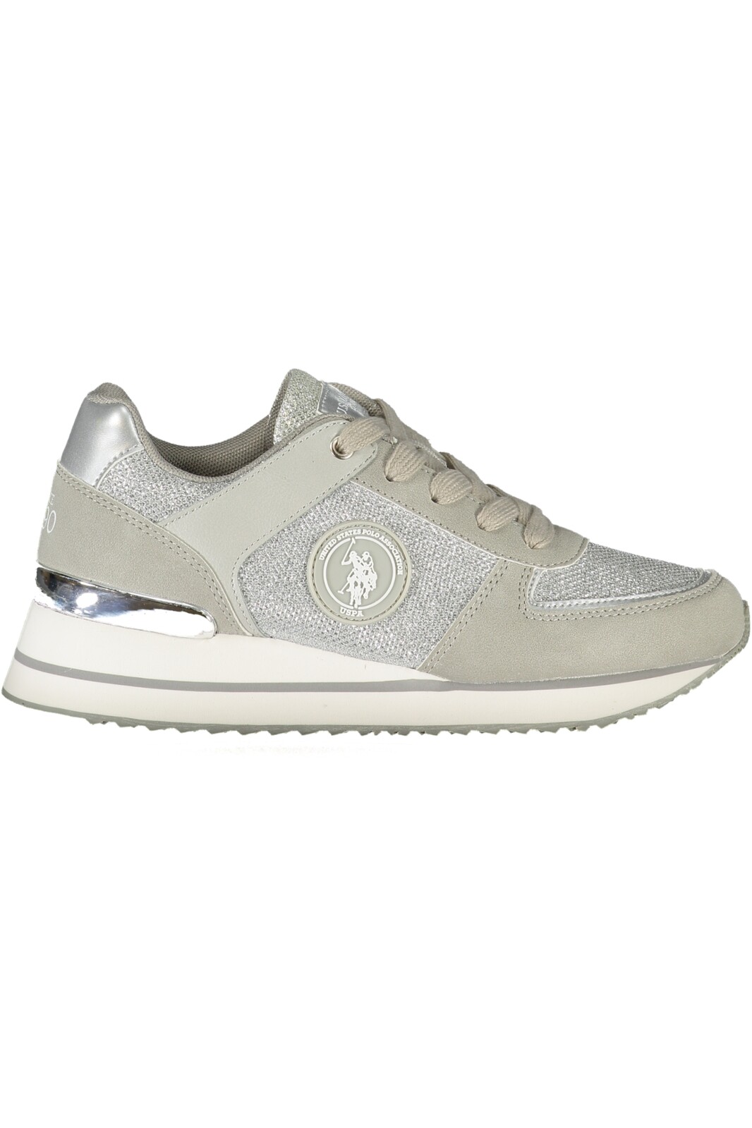 US POLO BEST PRICE SILVER WOMEN'S SPORTS SHOES