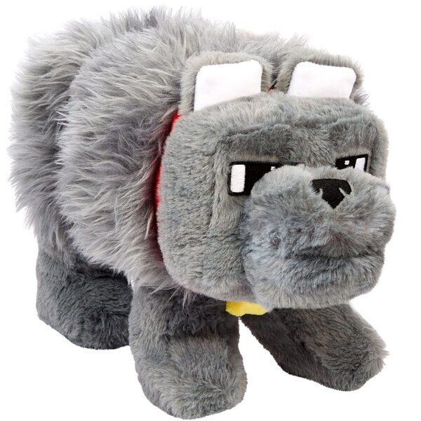 Plyšák A Minecraft Movie Dennis the Wolf (Minecraft) 20 cm Interaktívny