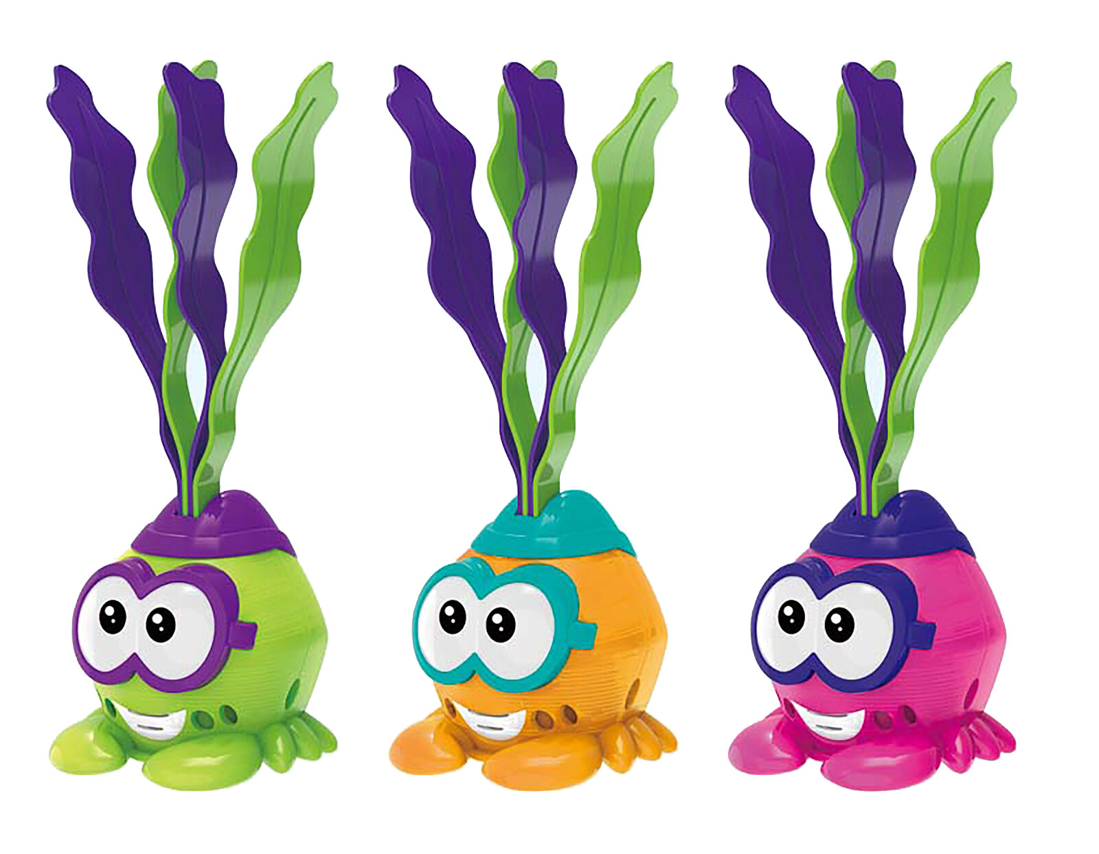 Hračka na potápění krab světelné efekty 22 cm