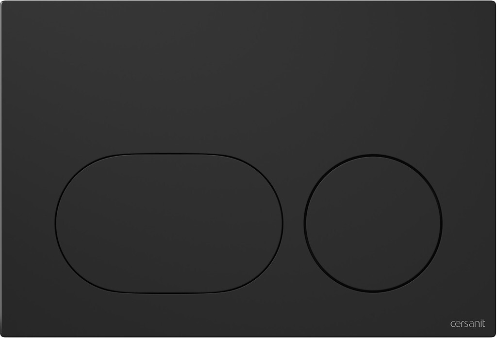CERSANIT Ovládací tlačítko DUETO k systému AQUA, černá mat K97-0637