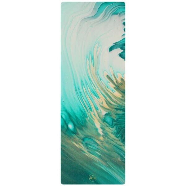 YOGGYS DESIGN YOGA MAT 5.5 MM Podložka na jógu designová, zelená, velikost