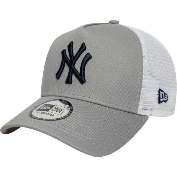 New Era NEW YORK YANKEES MLB SIDE PATCH 9FORTY TRUCKER Kšiltovka, šedá, velikost