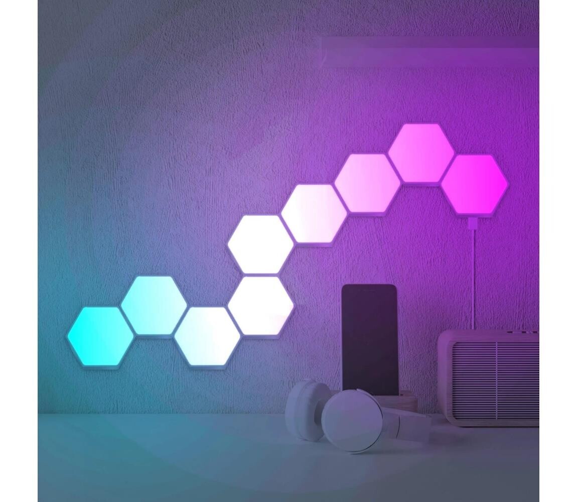 LED RGBW Stm nástěnné dekorační svítidlo MAYA LED/1W/230V + dálkové ovládání