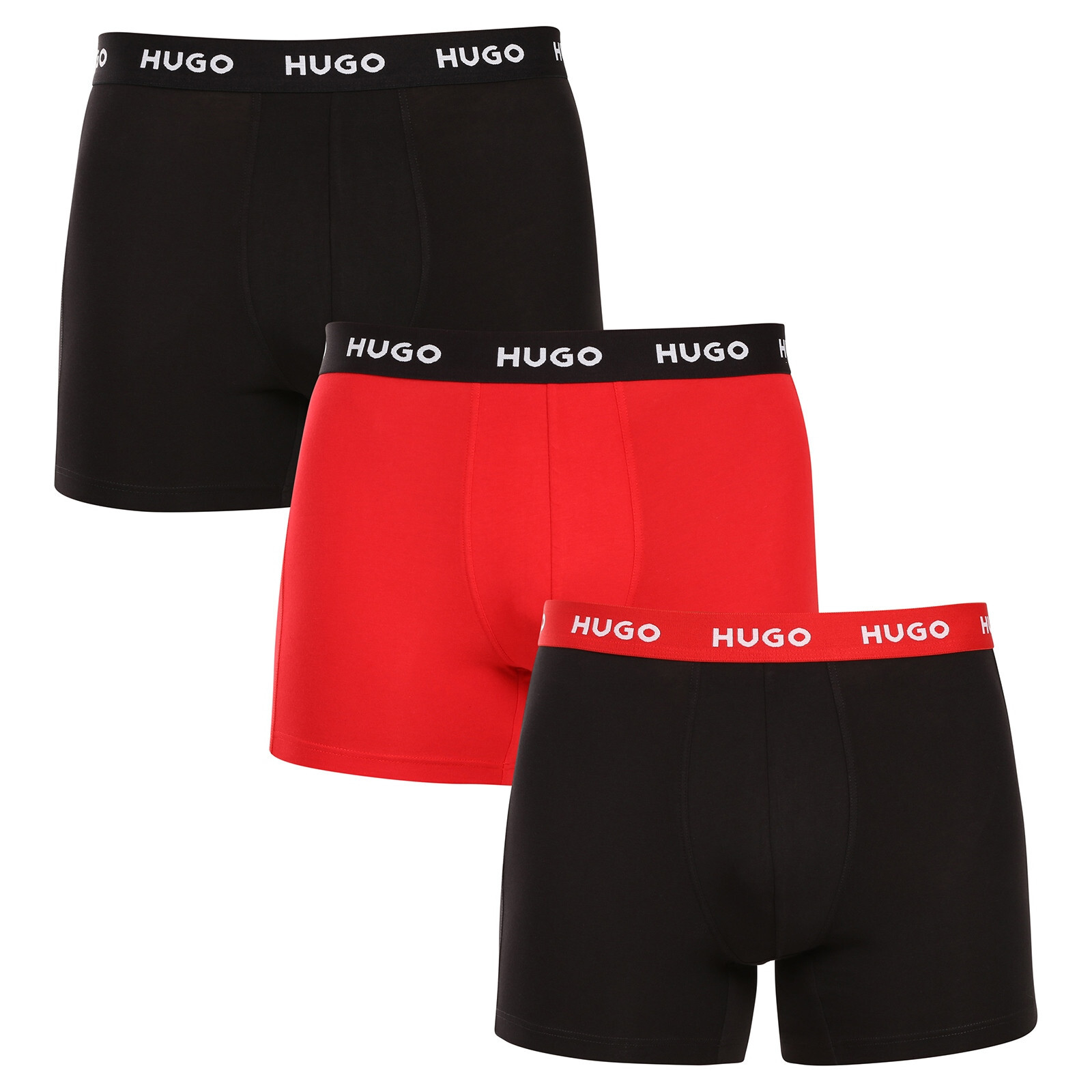 3PACK pánské boxerky HUGO vícebarevné (50532613 986) M, trenky / trenýrky