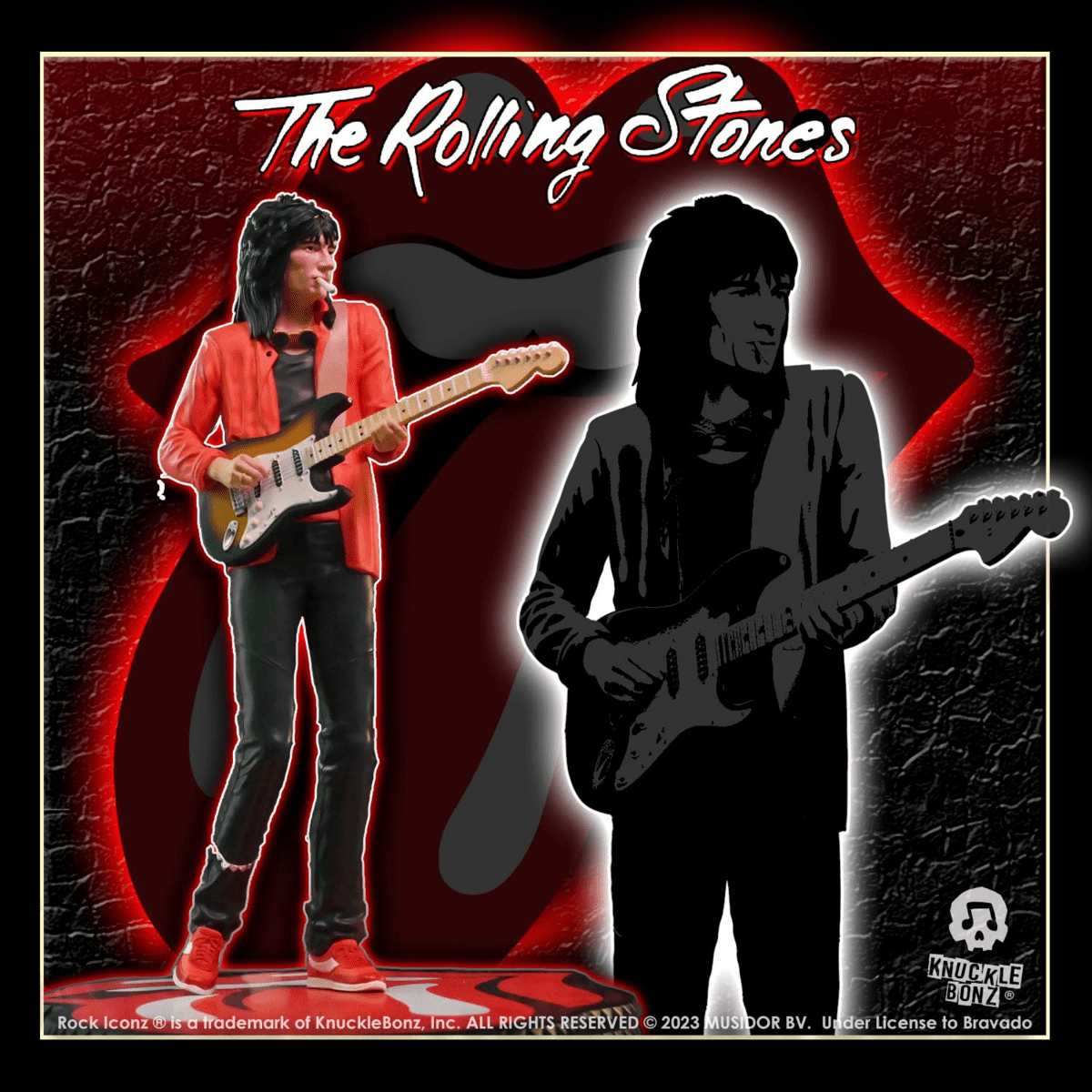 figurka The Rolling Stones - Rock Iconz - Ronnie Wood - Tattoo You Tour 1981