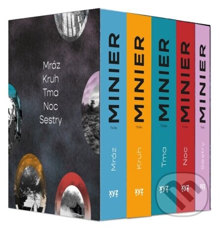 5 x Bernard Minier - box Mráz, Kruh, Tma, Noc, Sestry - Bernard Minier