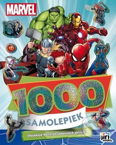 1000 samolepiek s aktivitami Marvel - Jiri Models SK