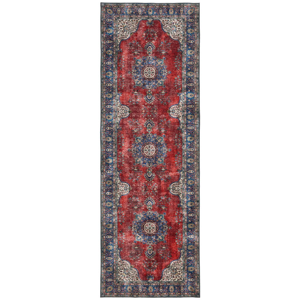 Novel BĚHOUN, 80/250 cm, vícebarevná, červená