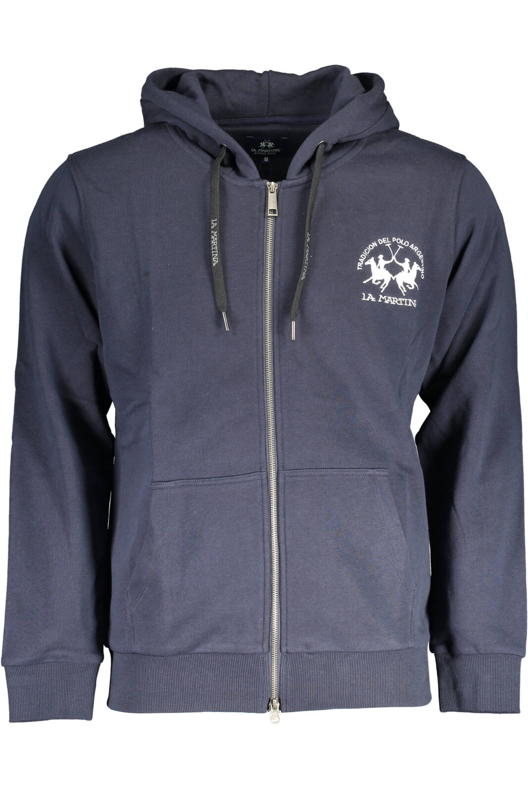 LA MARTINA MEN'S BLUE ZIPPED SWEATSHIRT