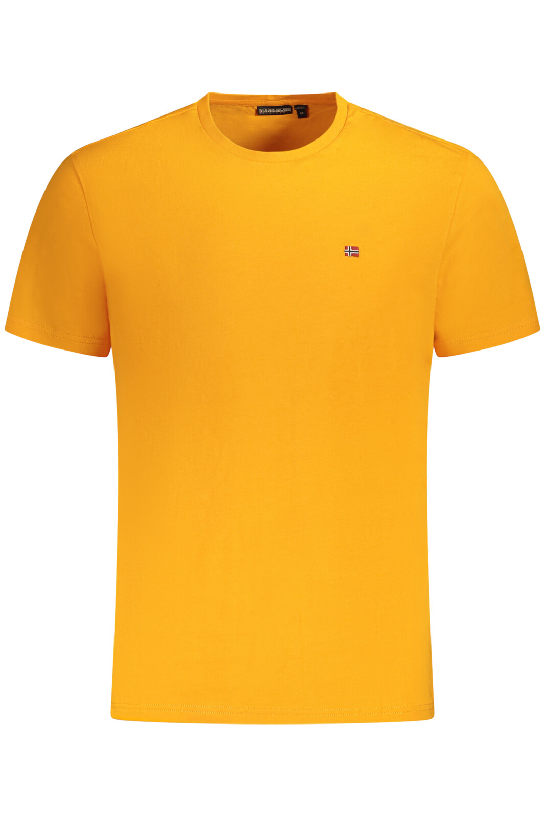 NAPAPIJRI MEN'S ORANGE SHORT SLEEVE T-SHIRT