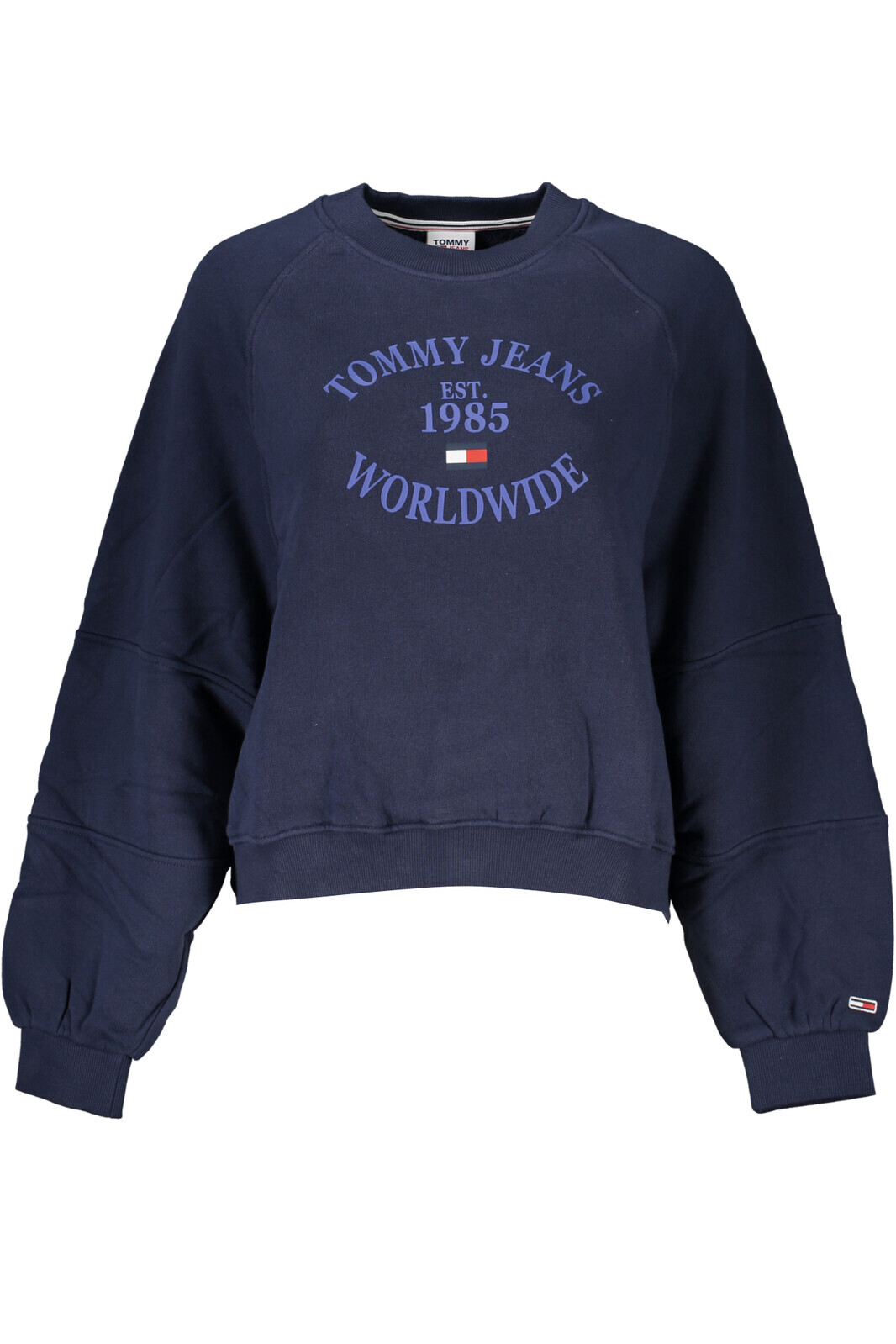 TOMMY HILFIGER WOMEN'S BLUE ZIPLESS SWEATSHIRT