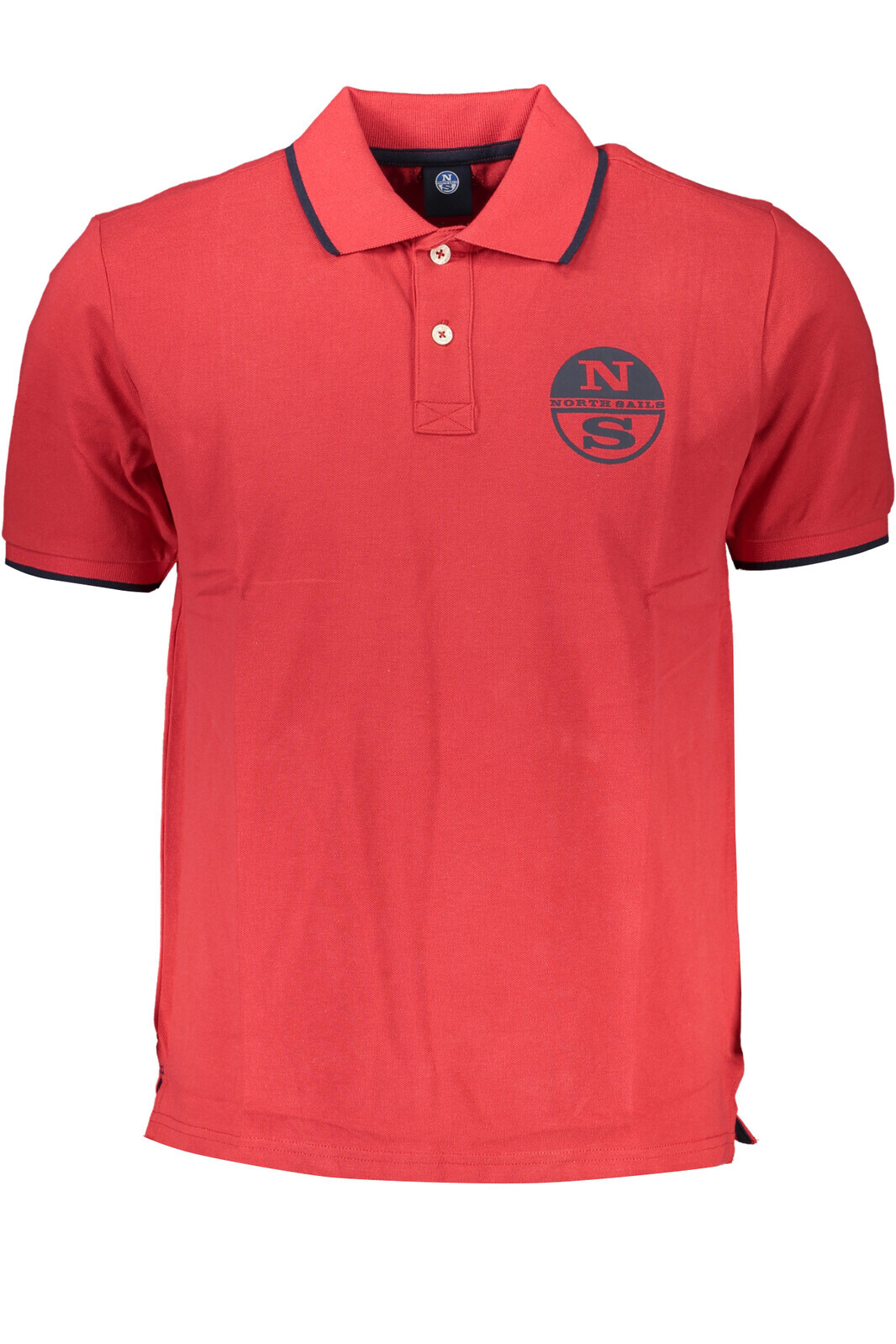 NORTH SAILS MEN'S RED SHORT SLEEVED POLO SHIRT