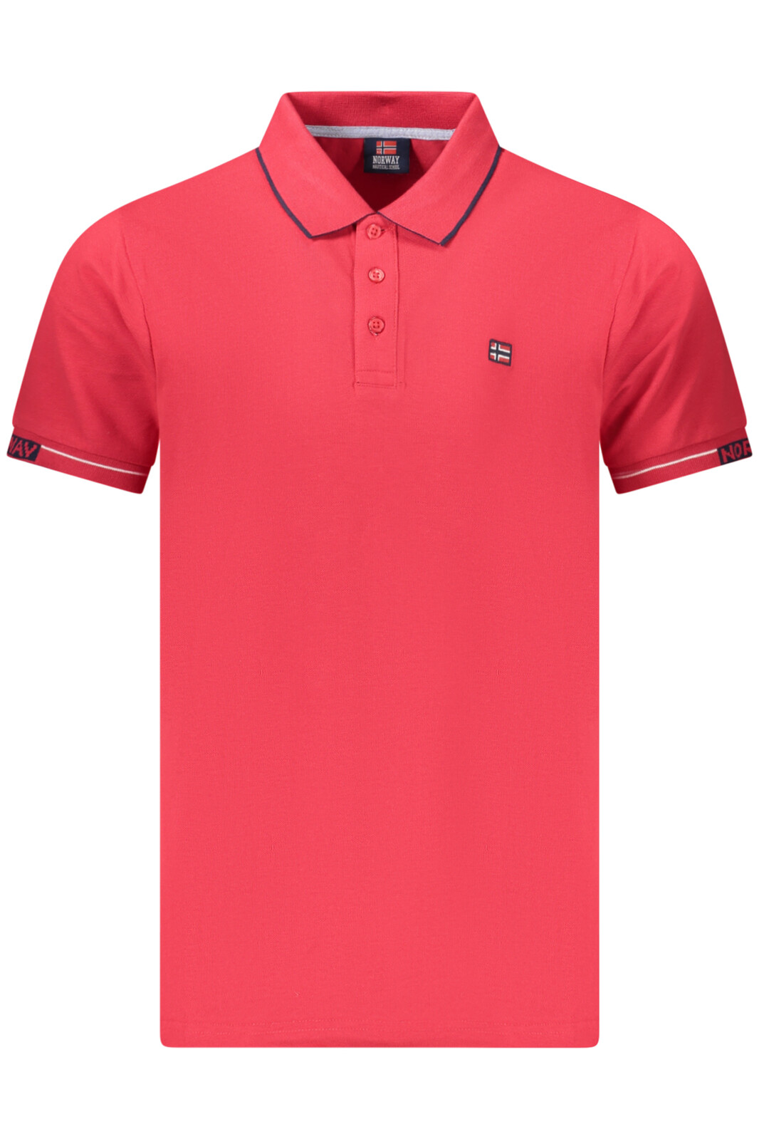 NORWAY 1963 MEN'S SHORT SLEEVE POLO SHIRT RED