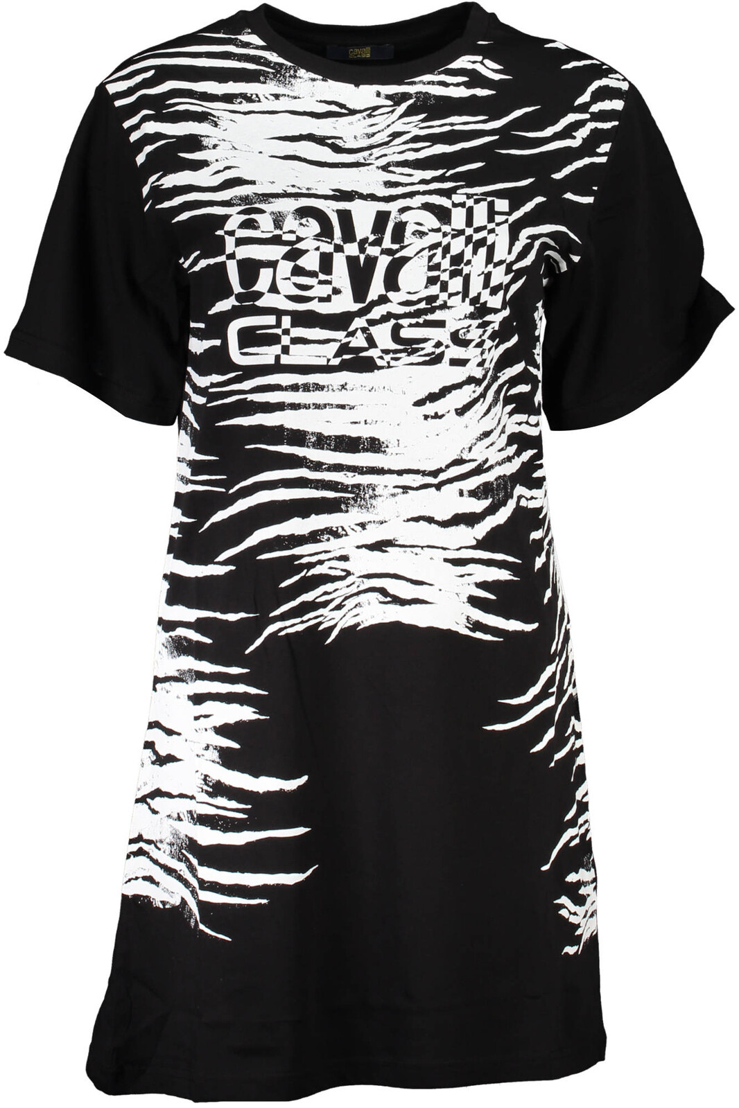 CAVALLI CLASS SHORT DRESS WOMEN BLACK