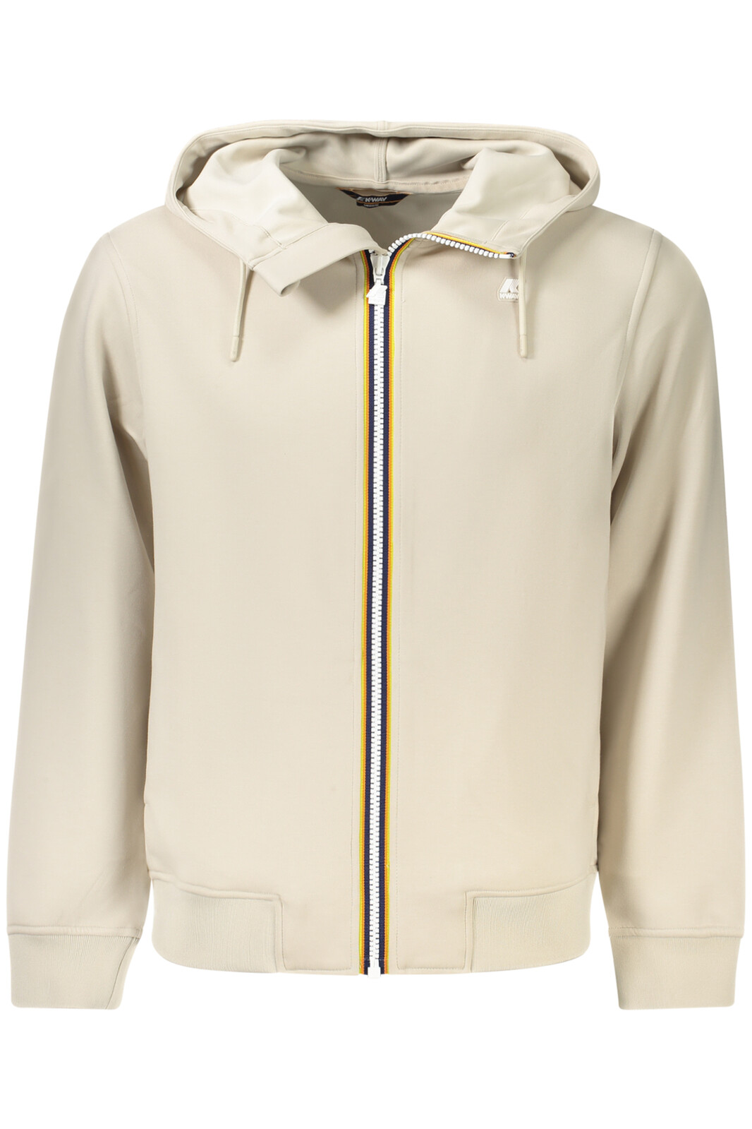 K-WAY MEN'S ZIP-UP SWEATSHIRT BEIGE