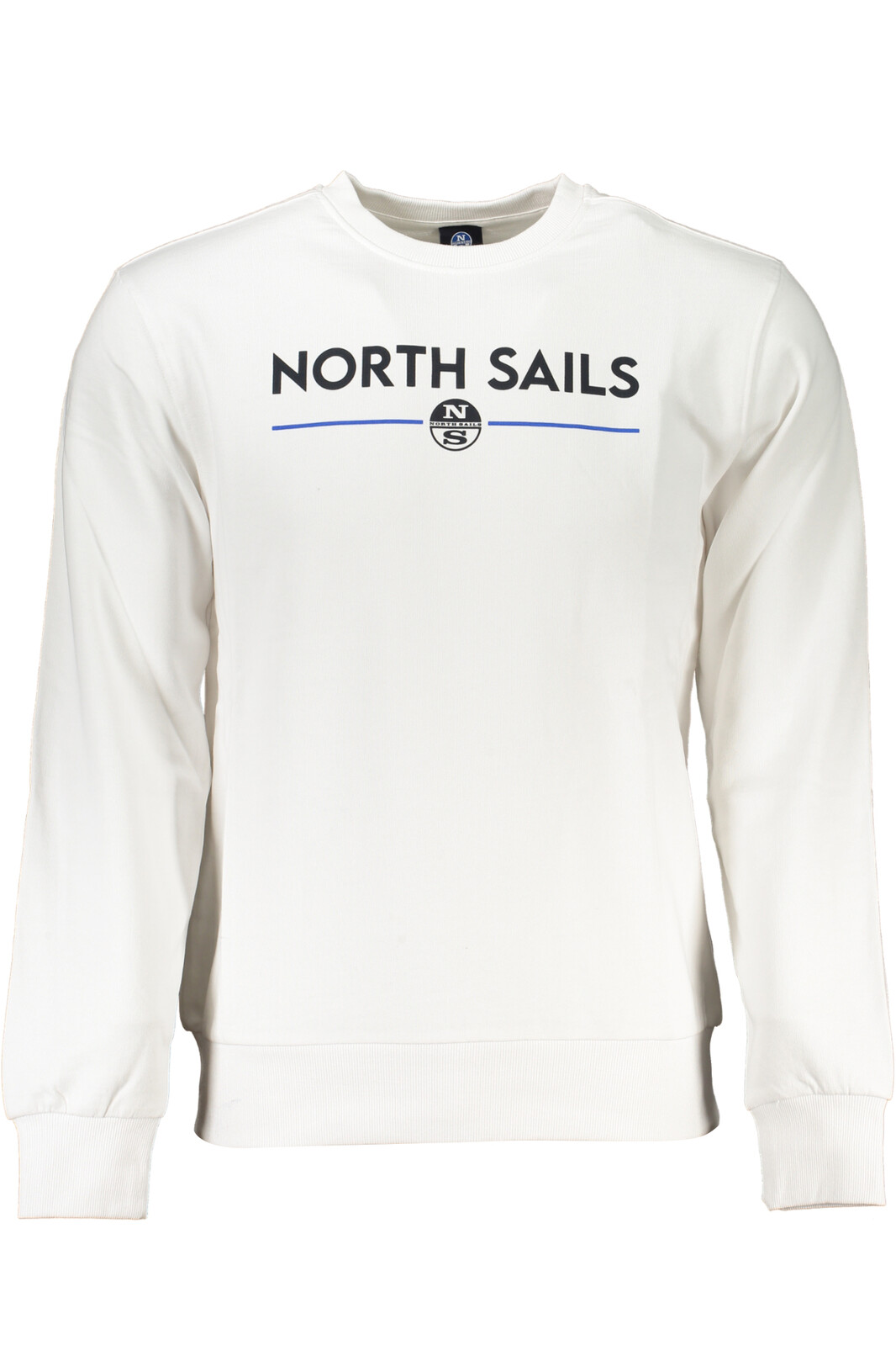 NORTH SAILS MEN'S WHITE ZIPLESS SWEATSHIRT