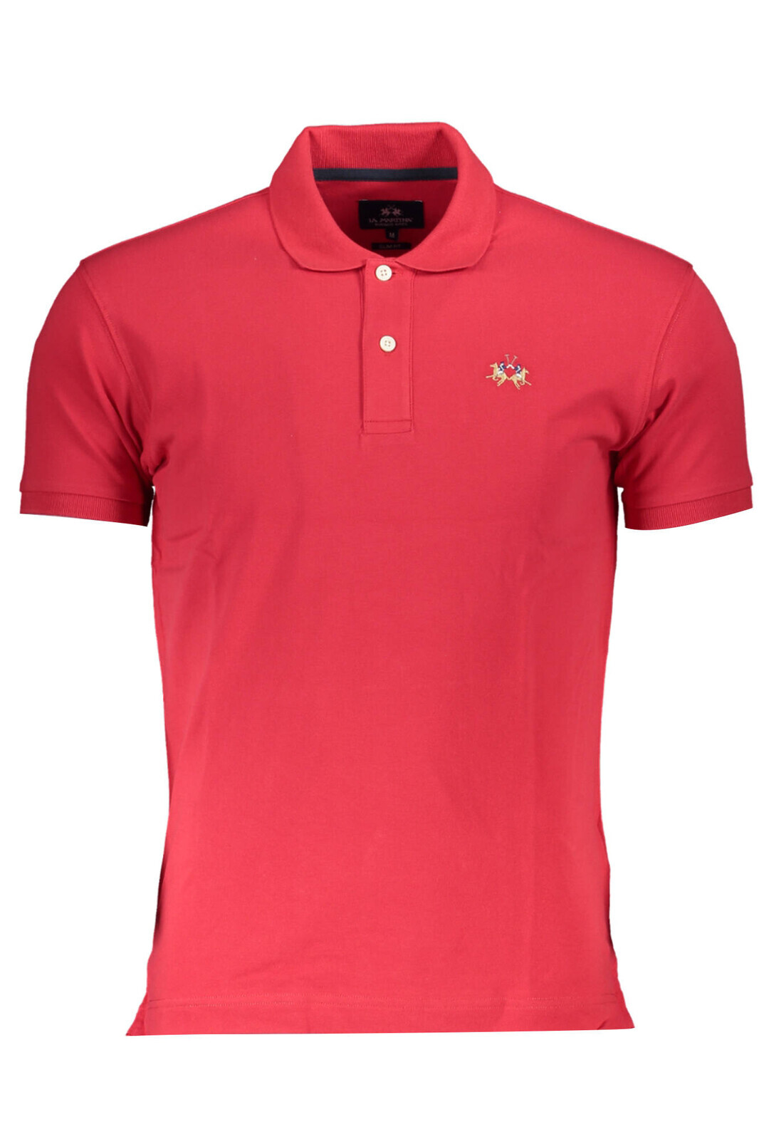 LA MARTINA MEN'S SHORT SLEEVE POLO SHIRT RED